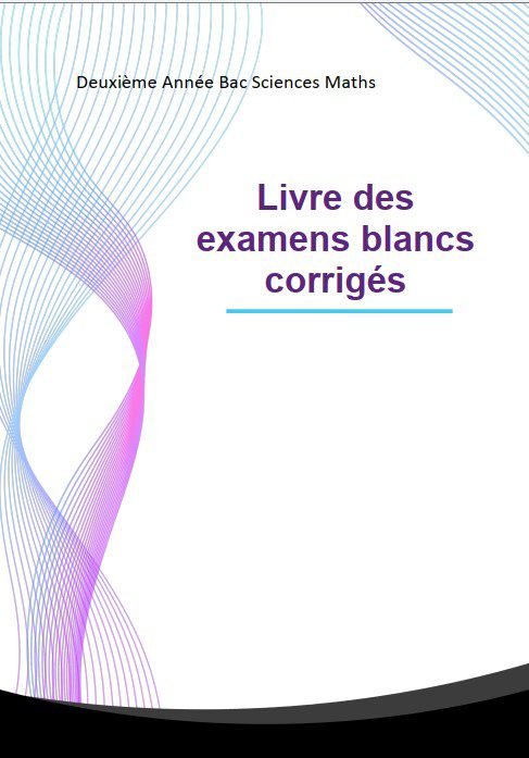 Couverture du livre des examens blancs corrigés